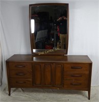Mid Century Broyhill Premier Mirrored Dresser