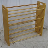 Wooden Shoe Rack 34"x31" Shelf