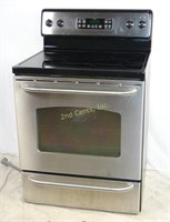 G E Stainless Steel/ Black Electric Stove / Works
