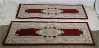 Pair Of Thick Wool Carpet Runners