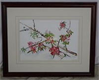 Framed Watercolor By M. Molloy