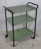 Mid Century Cosco 3 Tier Cart With Removable Tray