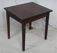 Wooden End Table W/ Swivel Top 21"x24"