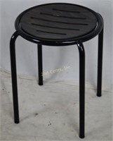 Metal And Wood Stool Made In Poland