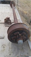 Camper Axle with Brakes