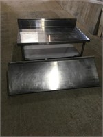 Stainless Steel Food Prep Table and Shelf Table