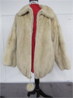 WOMENS HIP LENGTH FUR JACKET