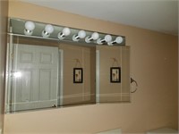 Vanity mirror and light