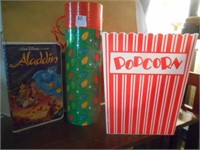 Popcorn Holder, Thermos, Etc.