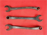 Three Vintage Ford Wrenches