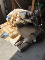 PALLET LOT OF ROLLED PACKING PAPER