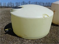 1050 GALLON POLY LIQUID TANK W/2" BALL VALVE