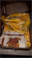 BOX OF ASSORTED TEXTILE