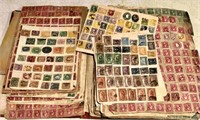 Vintage postage stamp collection