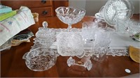 Crystal bowl, candy dish, compote