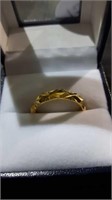 ORNATE GOLD TONED RING RETAIL $140