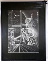 Wizard Framed Art The Comet by Ed Gedrose 86