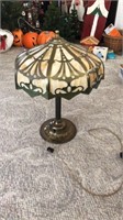 Brass Tiffany style lamp