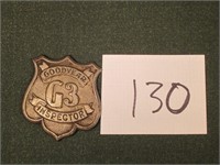 Goodyear G3 Inspector Badge