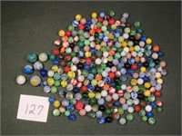 Large Lot of Vintage Marbles - some hand made
