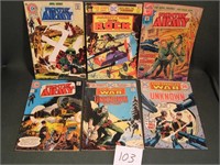 Nine 1970s Comic Books - DC & Charlton Comics