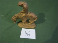 Cast Iron Horse & Rider