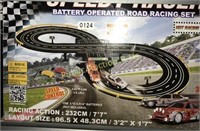 SPEED RACER BATTERY OPERATED ROAD RACING SET