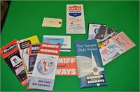 BRANIFF AIRWAYS AND UNITED AIRLINES ITEMS