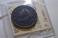 1818 N-7 Coronet Large Cent