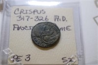 Ancient Roman Coin- Emperor Crispus 317-326 AD