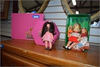 Vtg Barbie Cases, and Vtg Dolls