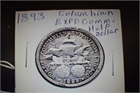 1893 Columbian Expo Comm. Half Dollar