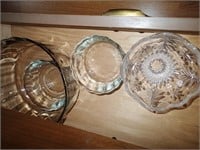Miscellaenous glass bowls