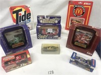 Collectable Race Cars in Boxes