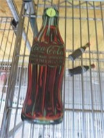 COCA COLA BOTTLE DECOR TIN