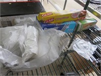 CLING WRAP, ZIPLOC BAGS