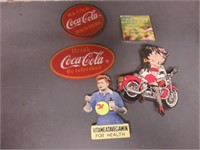 COCA COLA, I LOVE LUCY AND BETTY BOOP MAGNETS