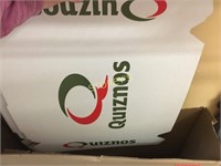 Asst Quiznos Take Out Boxes