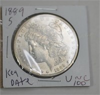 1889s Uncirculated Silver Dollar, better date
