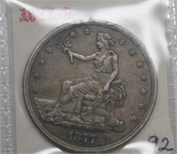1877s Trade Dollar, nice