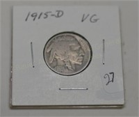 1915d Buffalo Nickel VG