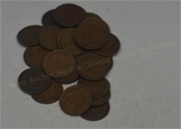 (30) Indian Head Cents good or better