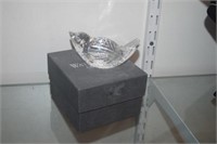 Waterford Crystal Bird Paperweight w/ Box