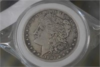 1884 Morgan Silver Dollar