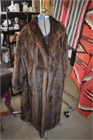 Vtg Full Length Mink Coat - Riff's Longview Texas