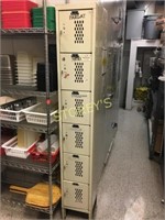 6 Unit Staff Locker - 12 x 12 x 78
