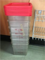 8qrt Food Containers w/ Lid