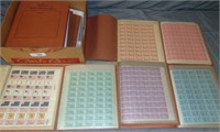 U.S. Mint Sheet and Plate Block Collection.