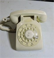 Tan Coloured Dial Phone