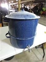 Graniteware Double Boiler with spout